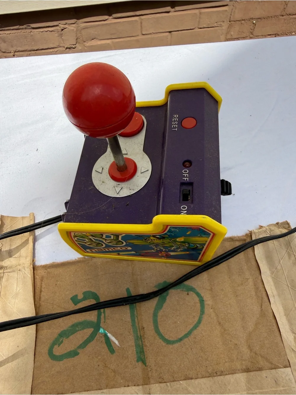 Retro Arcade Joystick Controller - Red/Yellow